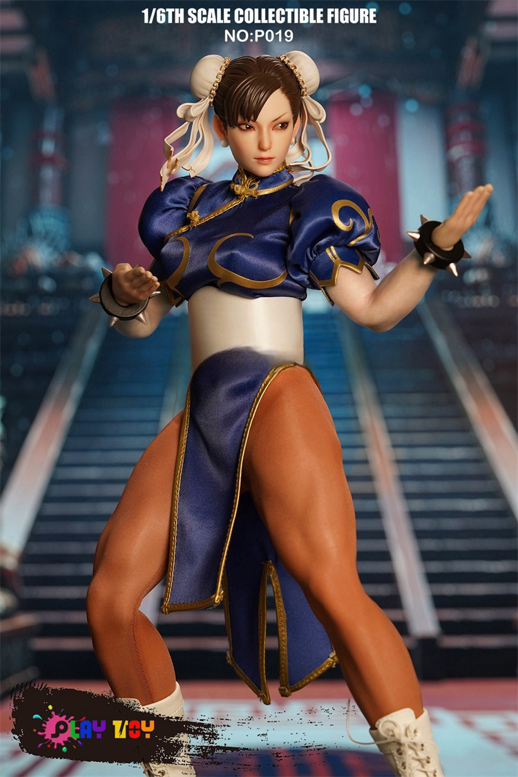 Playtoy 1/6 Chun-Li Action Figure Toy Model Collectible Limited