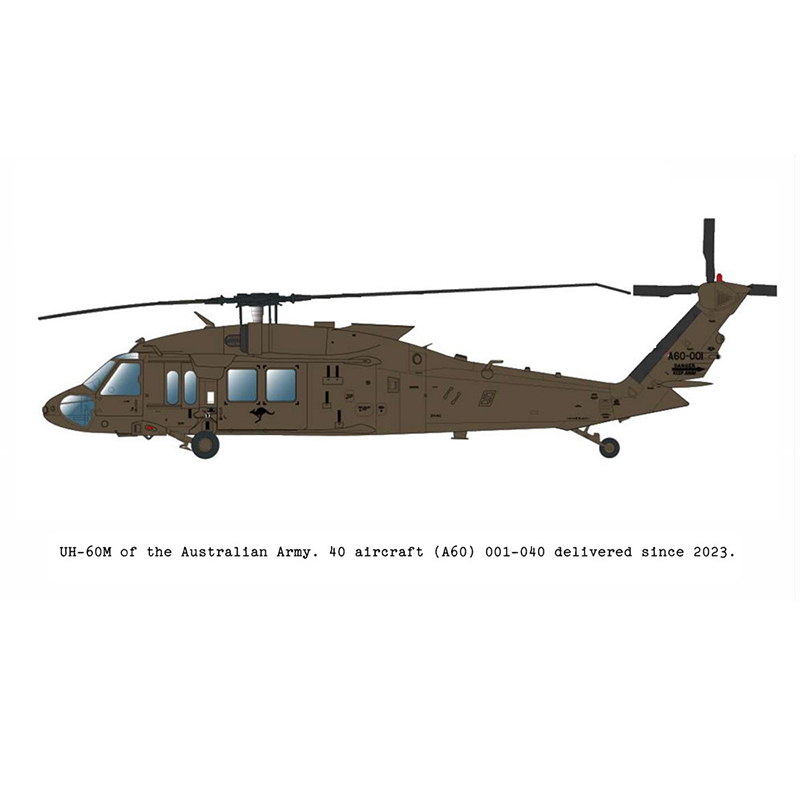 Academy Hobby 12135 1/35 UH-60M Black Hawk Assembly Aircraft