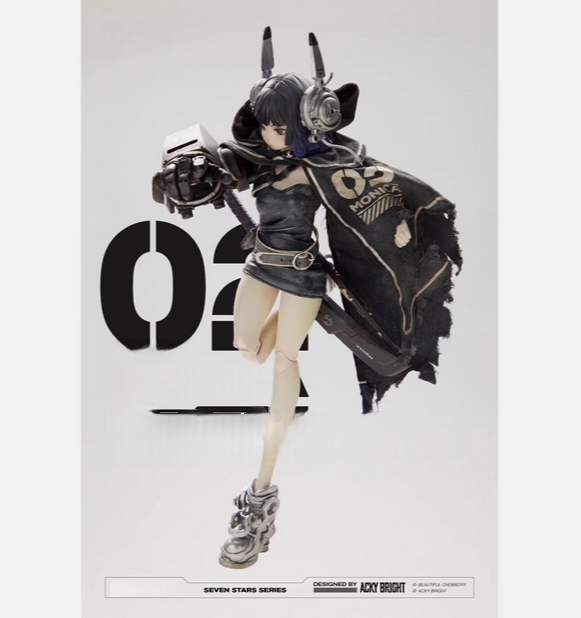Beautiful Chemistry 1/6 02 Monica Action Figure Model in stock