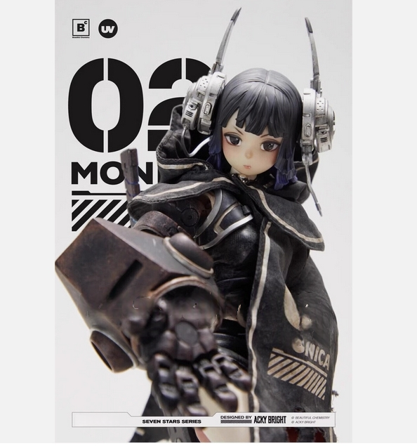 Beautiful Chemistry 1/6 02 Monica Action Figure Model in stock