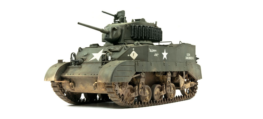 AFV Club AF35161 1/35 M5A1 Stuart Light Tank Late Type Model