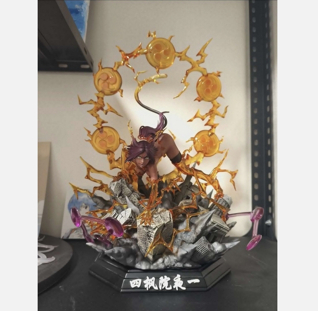 レビュー高評価の商品!の商品をすべて BLEACH Studio YYGK Shihouin H40cm Statue Resin 1/6 Yoruichi コミック・アニメ