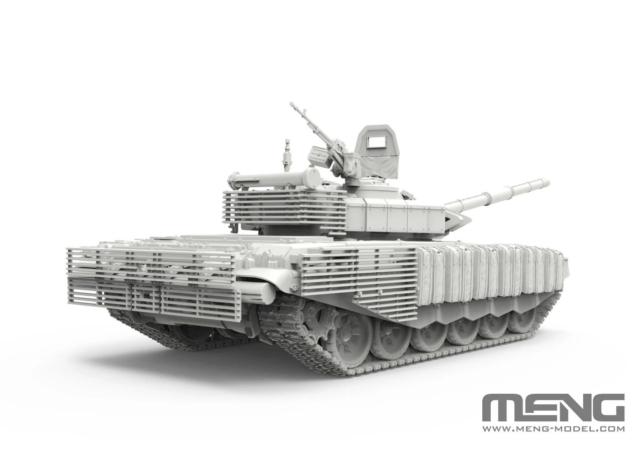 MENG 72-007 1/72 Russian T-72B3M Main Battle Tank Assembly