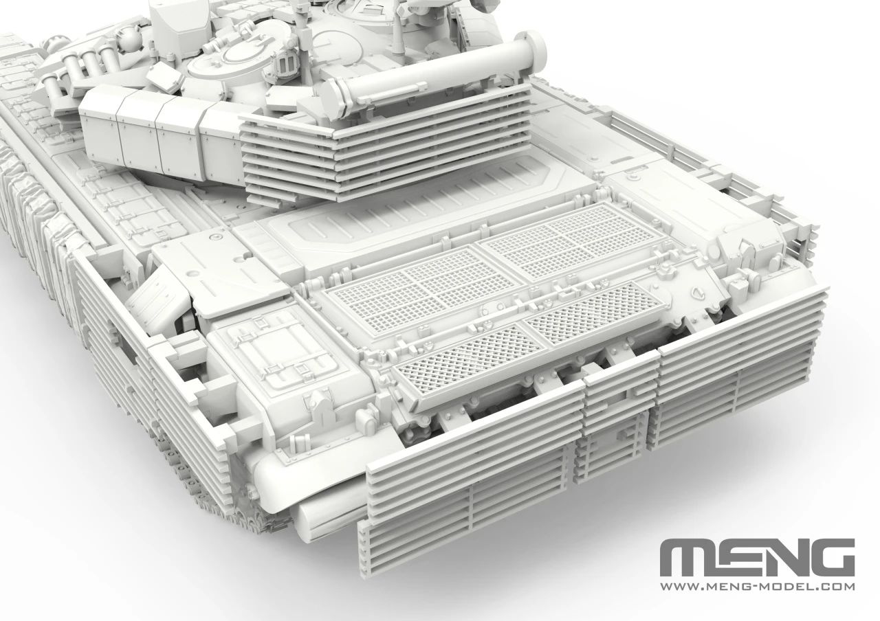 MENG 72-007 1/72 Russian T-72B3M Main Battle Tank Assembly