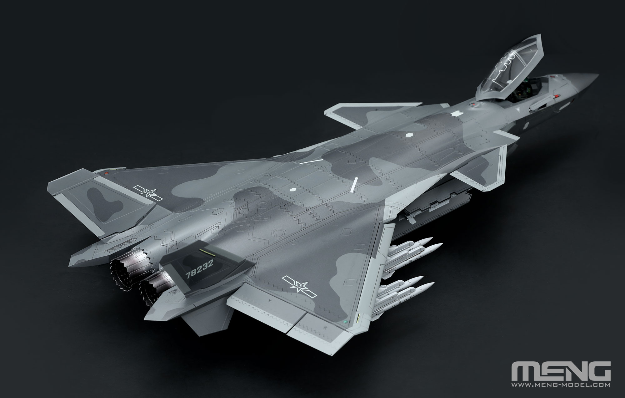 MENG MODEL メンモデル MLS002 1/48 J-20 戦闘機 ヨドバシ.com - MENG MODEL メンモデル MLS002 1/48 J-20