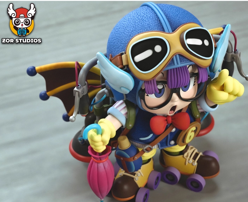 Norimaki Arare Arale Dr. Slump Model PU ZOR Studio pilot Suit in