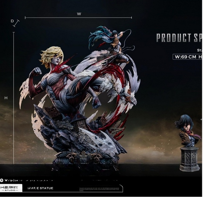 Hertz Studio Attack On Titan Mikasa·Ackerman Model PU Pre-order