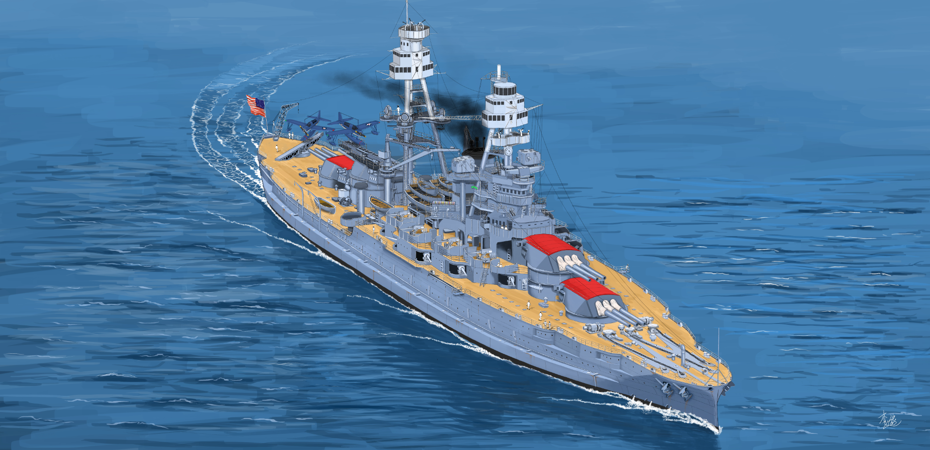 【COCOさま専用】実技2～3年生 CY CY102 1/350 USS ARIZONA BB-39 Battle Ship Assembly Model
