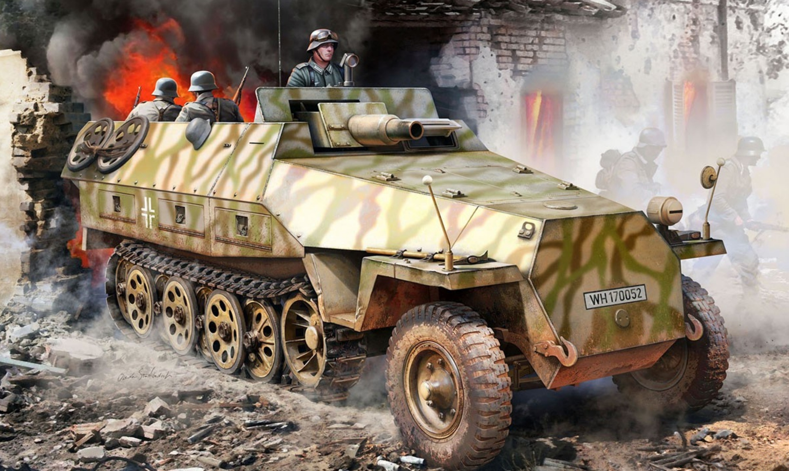 セット Dragon 6516 1/35 Germany Sd.Kfz. 251/9 Ausf.D mit 7.5cm