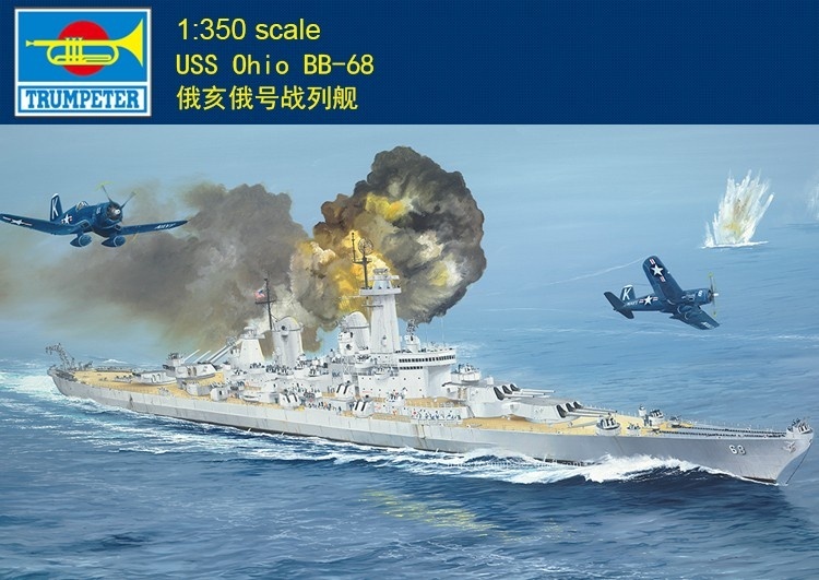 Trumpeter 05373 1/350 USS Ohio BB-68 Battleship Assembly Model Kit