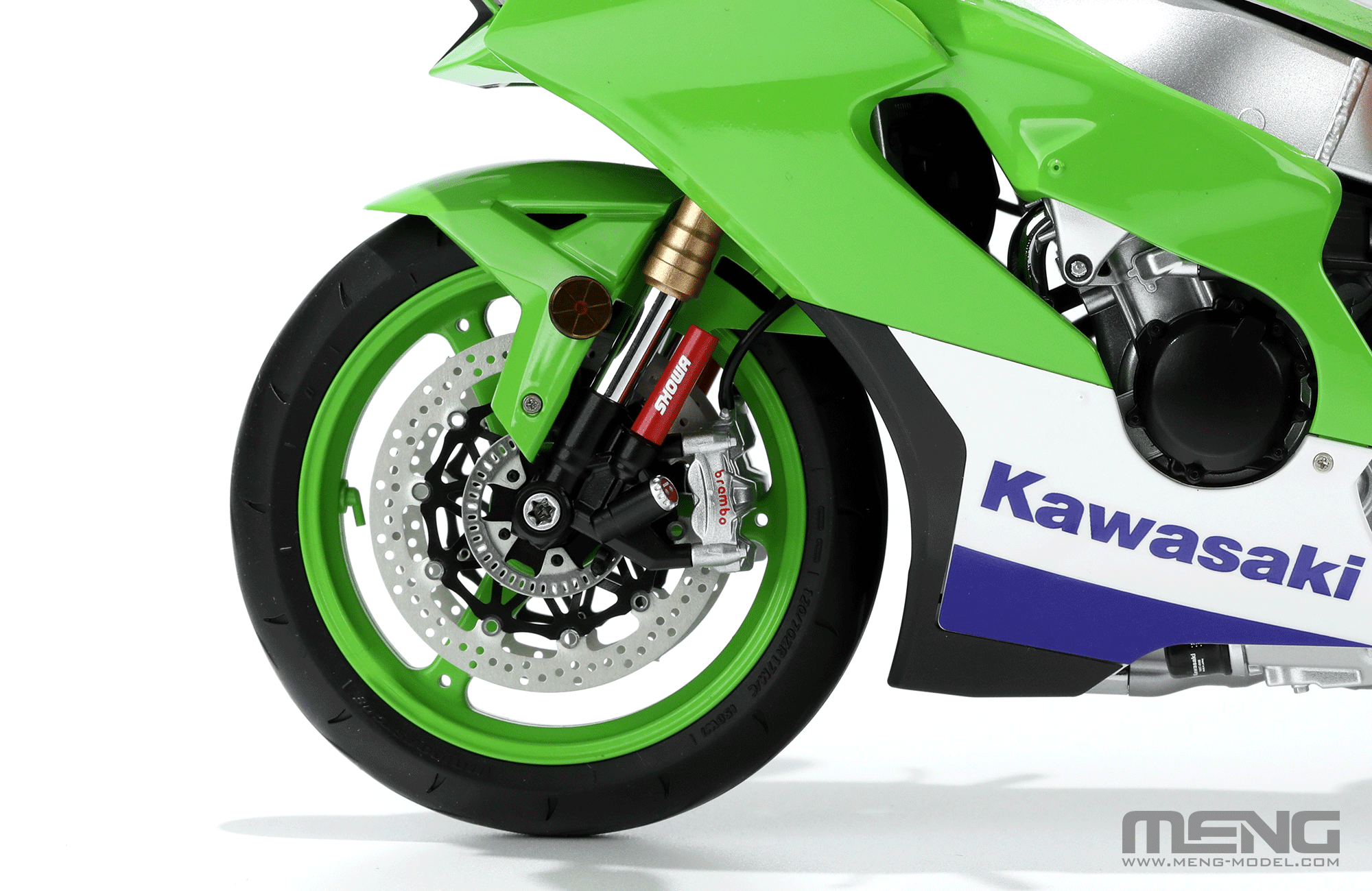 MENG 1/9 MT-007S Kawasaki NINJA ZX-10R Motorcycle &SPS-092