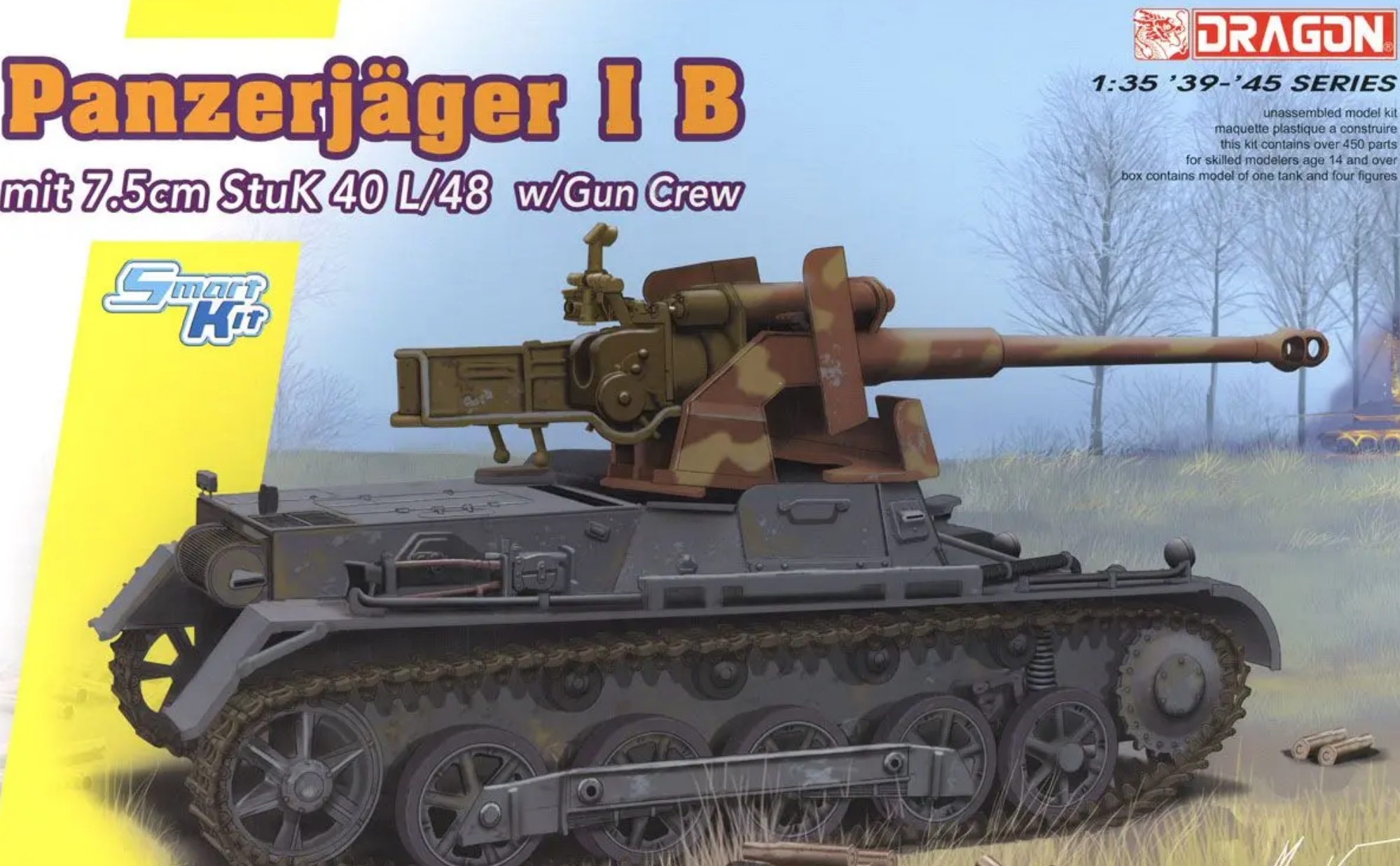 DRAGON 6781 1/35 Panzerjäger IB mit 75mm StuK 40 L/48 w/Gun