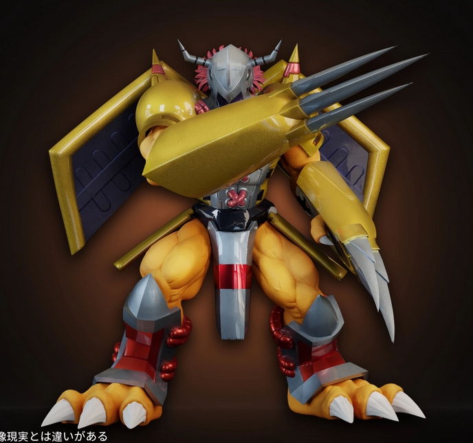 HanHan Studio Digimon War Greymon Resin Statue Pre-order H18cm