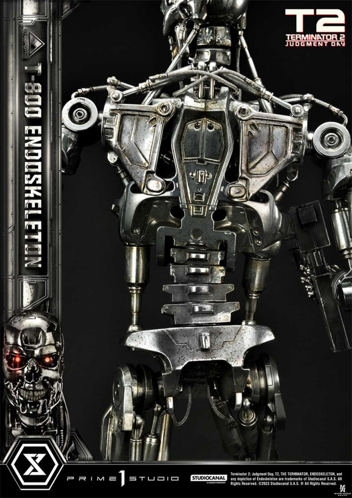 Prime 1 Studio Terminator 2 T-800 Endoskeleton Statue Model 1/3