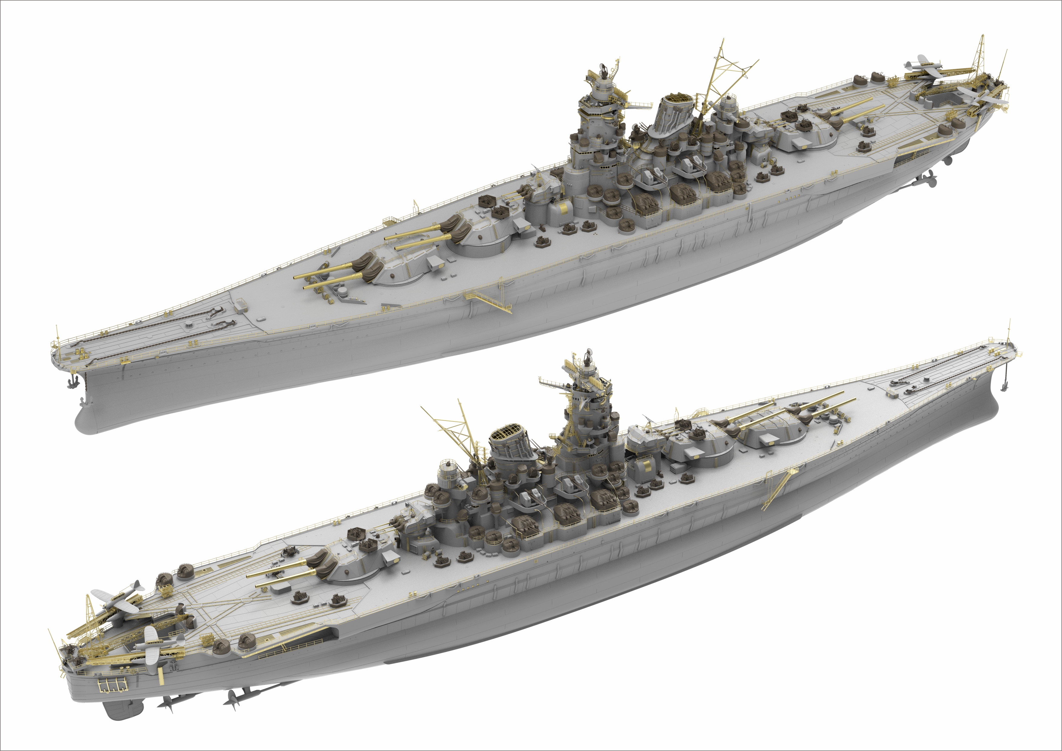 VERYFIRE BELBV350908DX 1/350 IJN Super Yamato-class Kii