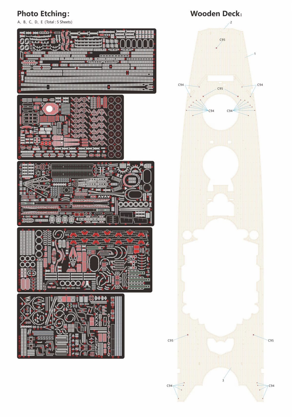 VERYFIRE BELBV350908DX 1/350 IJN Super Yamato-class Kii Deluxe Kit