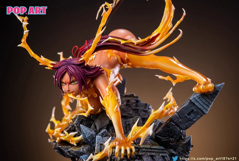 POP.ART Studio Bleach Shihouin Yoruichi Resin Statue in stock 1/6