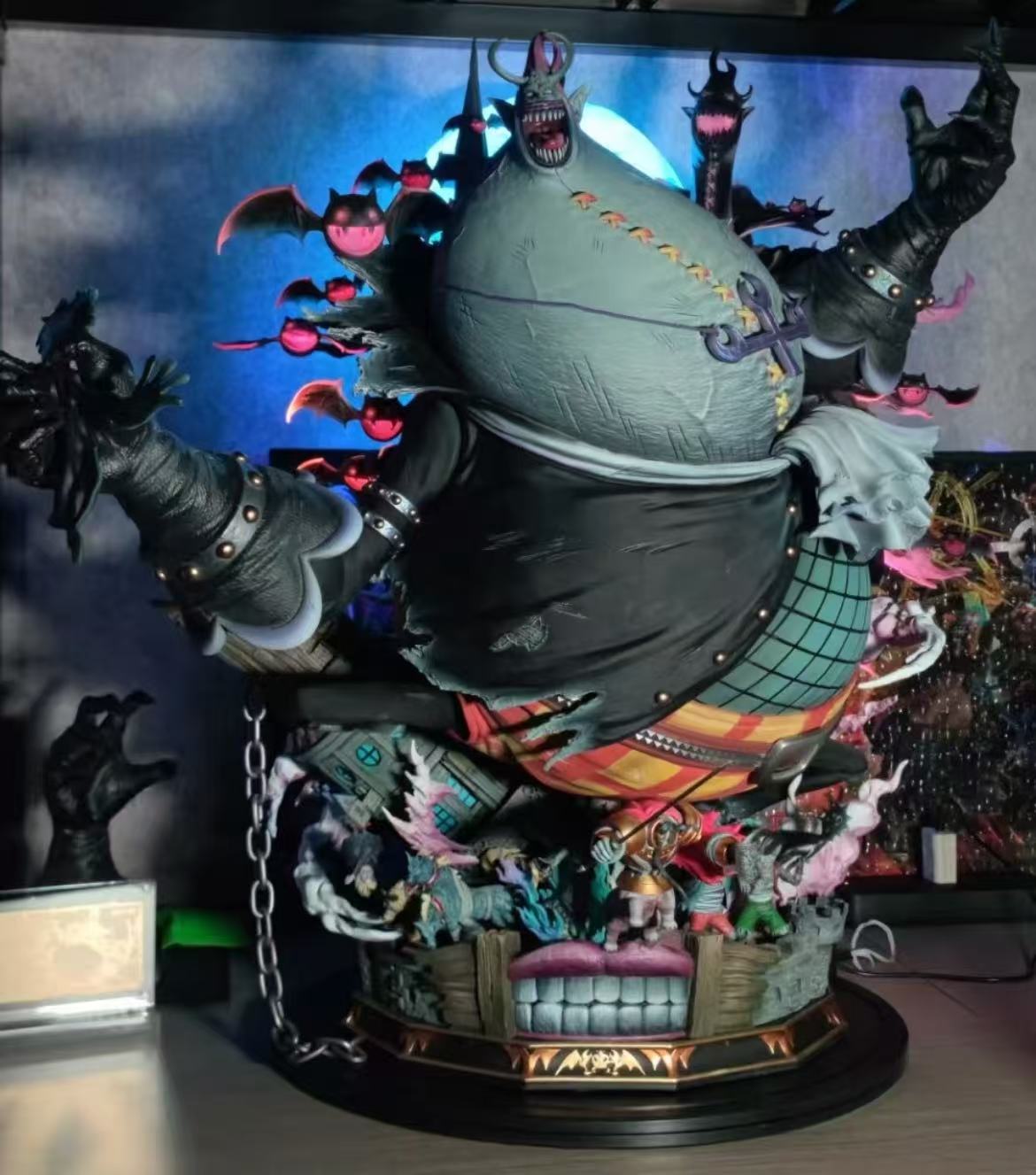JIMEI Studio One Piece Gekko Moria Resin Model Painted Statue in