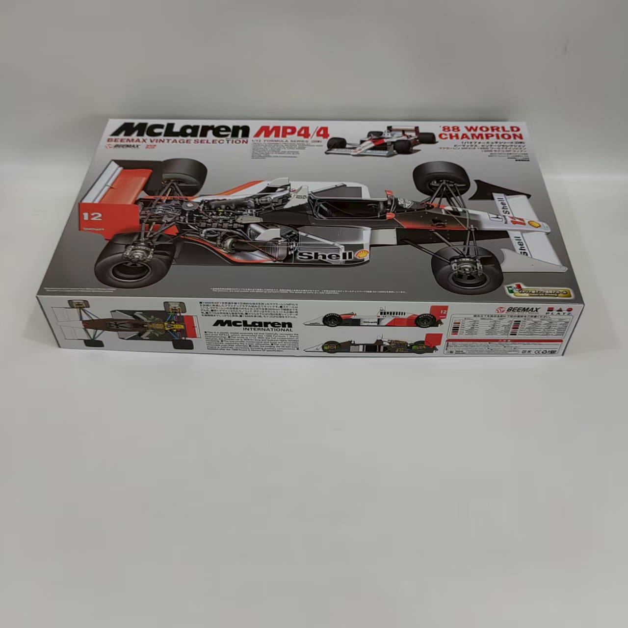 BEEMAX BX12002 1/12 Formula Series Monaco Grand Prix MP4/4 1988