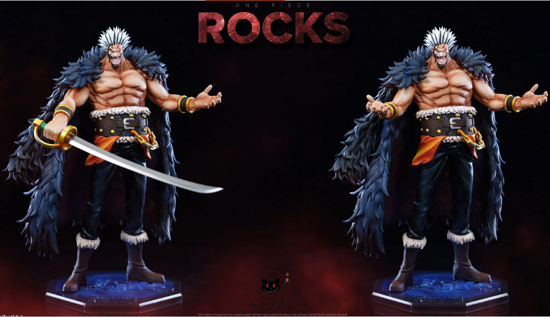 Black Studio Rocks D Xebec One Piece Resin Figure Statue 31cm in Black Studio Rocks D Xebec One Piece Resin Figure Statue 31cm in