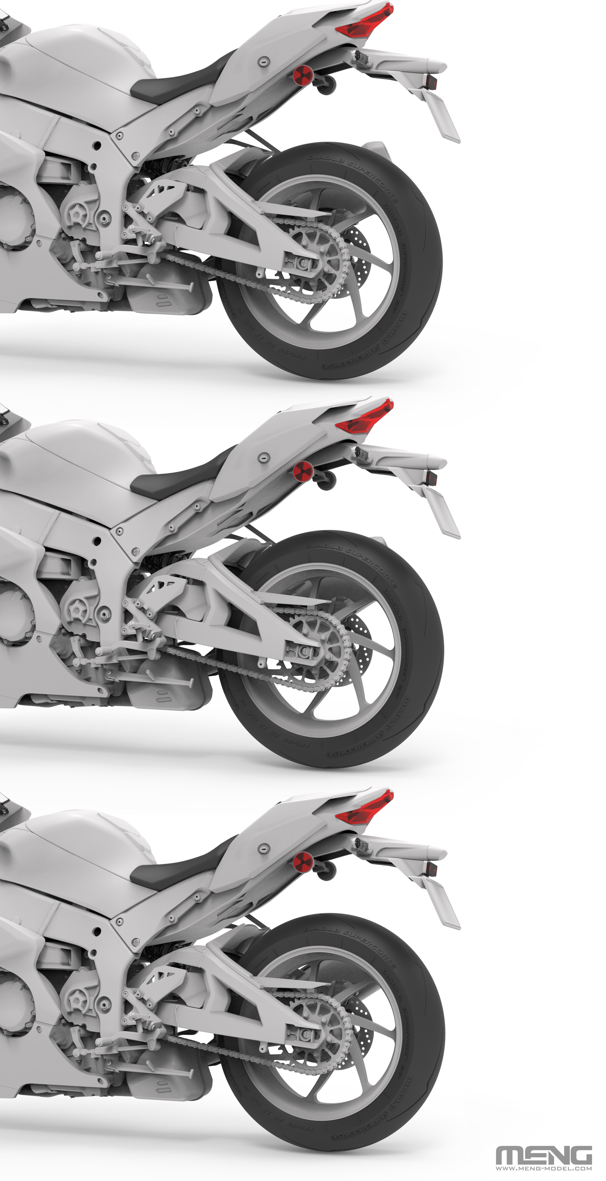 MENG MT-008 1/9 Kawasaki NINJA ZX-10RR Motorcycle Model Kit