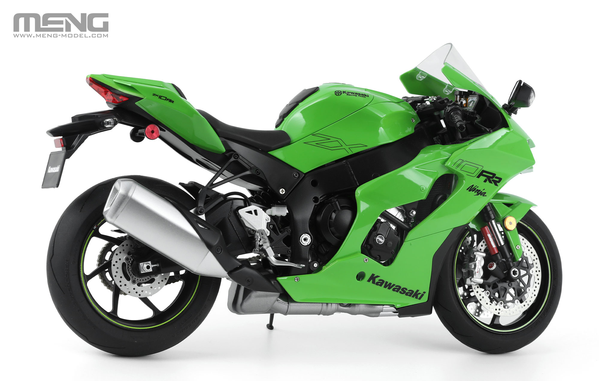 MENG MT-008S 1/9 Kawasaki NINJA ZX-10RR Motorcycle Pre-colored w