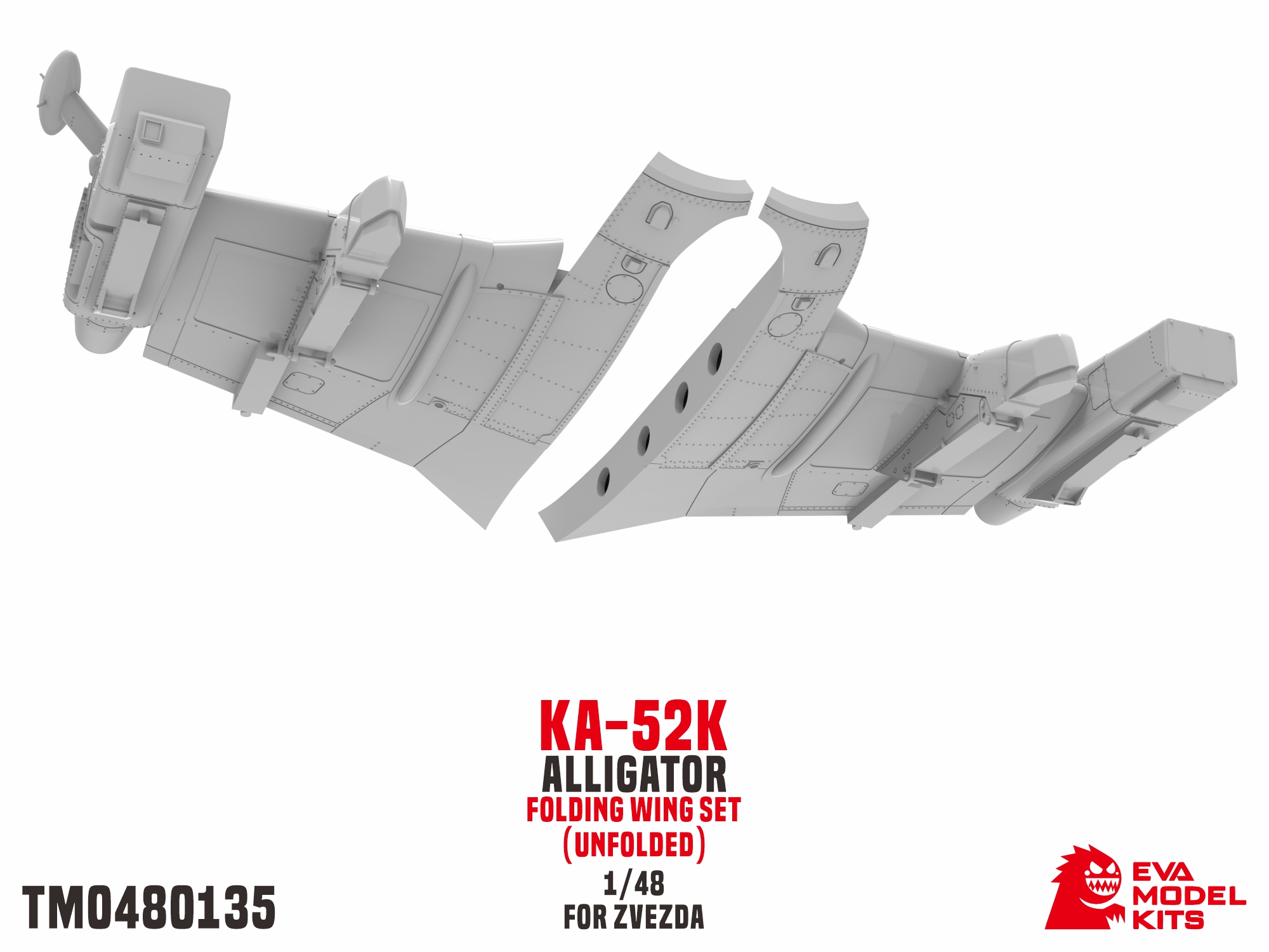 EVAMODEL TM0480135 1/48 KA-52K ALLIGATOR FOLDING WING SET