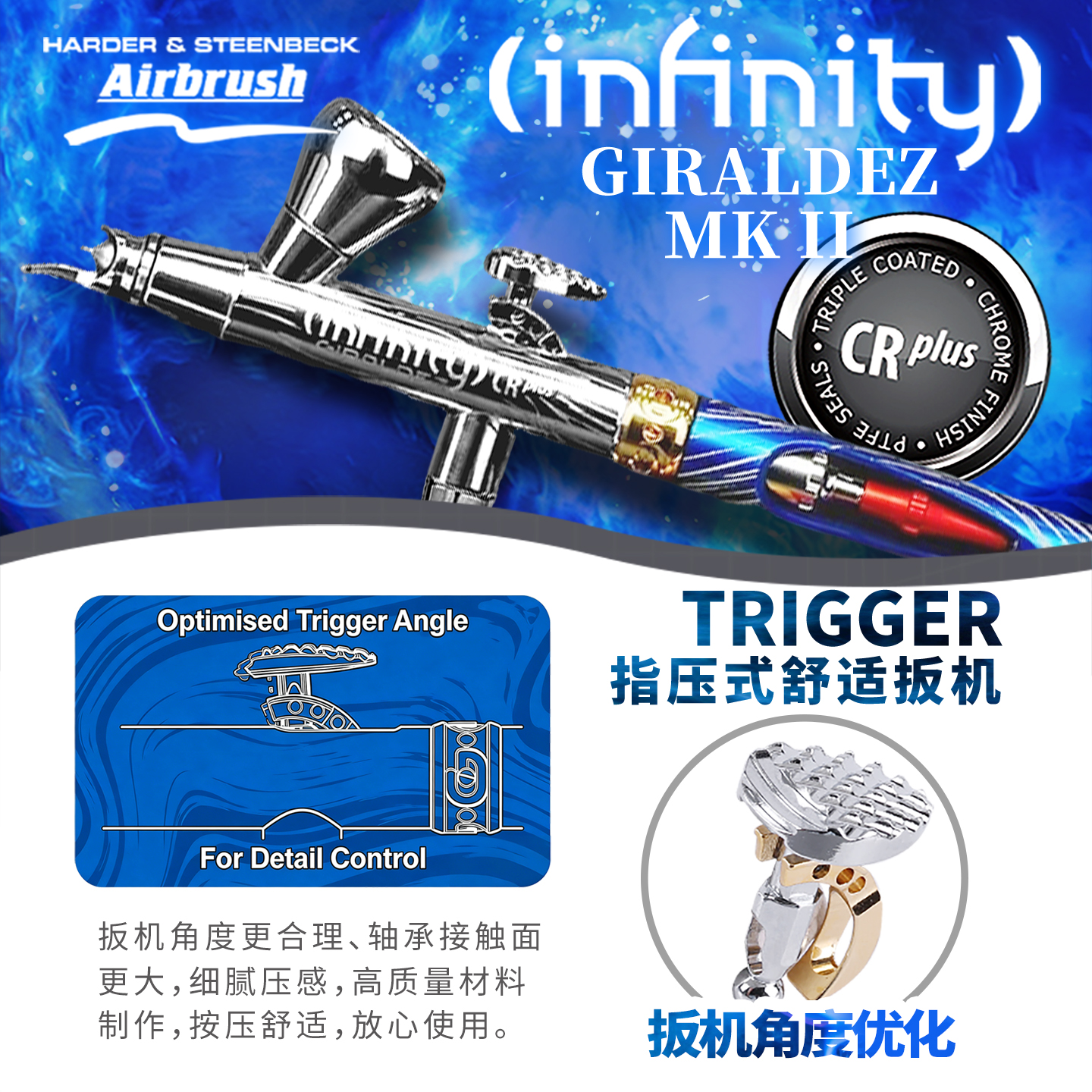Hansa Harder & Steenbeck 122251 GIRALDEZ Mk II 0.25MM AIR BRUSH