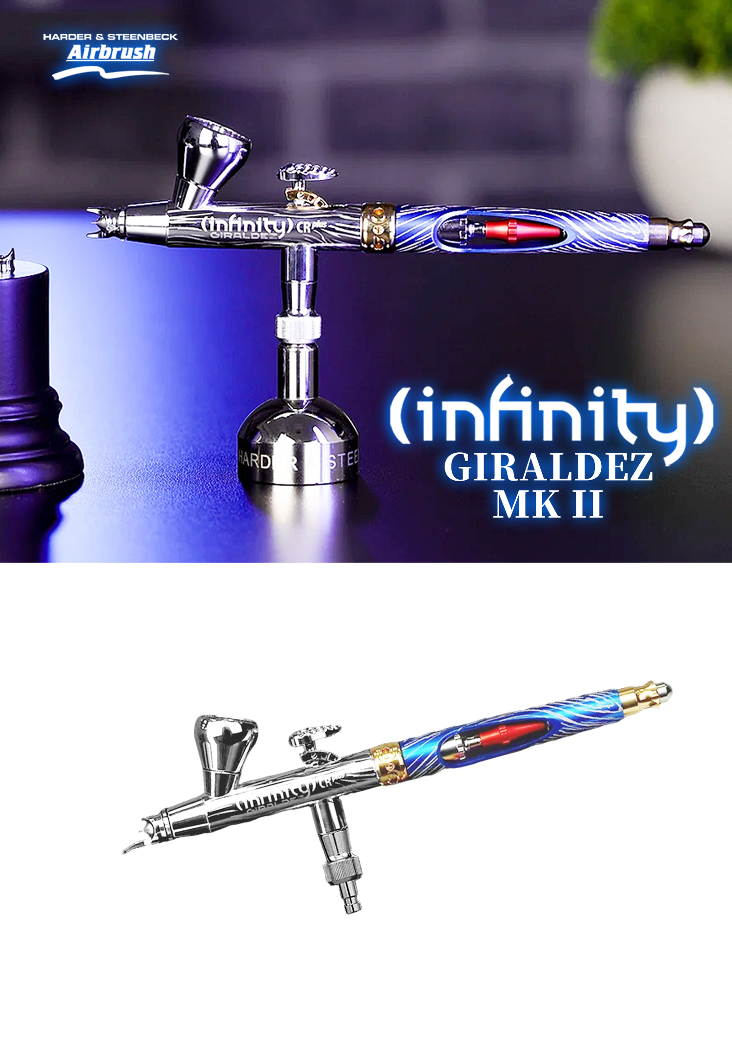 Hansa Harder & Steenbeck 122251 GIRALDEZ Mk II 0.25MM AIR BRUSH
