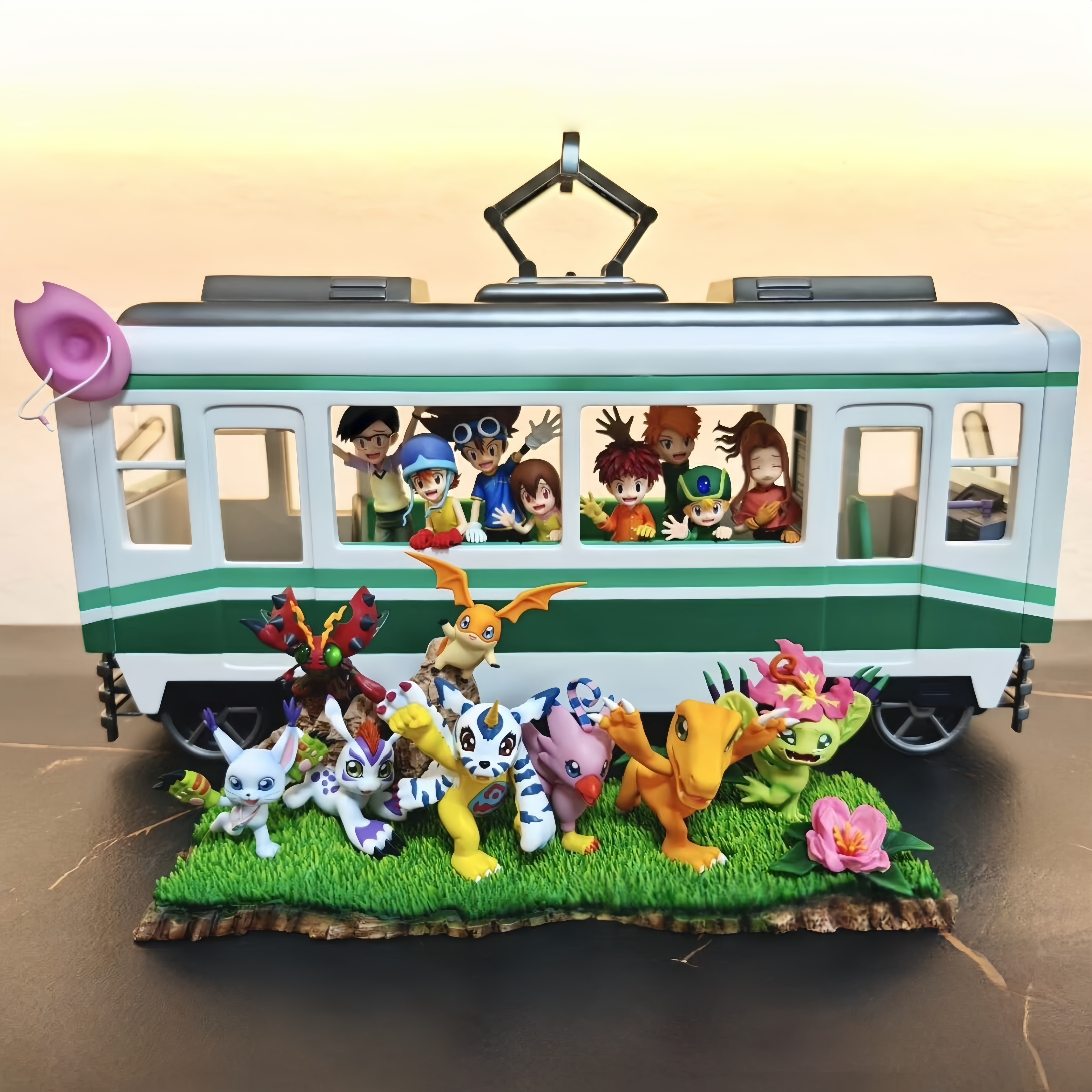 DMX Studio Final Farewell Statue Resin Model Digimon 47cmW IN