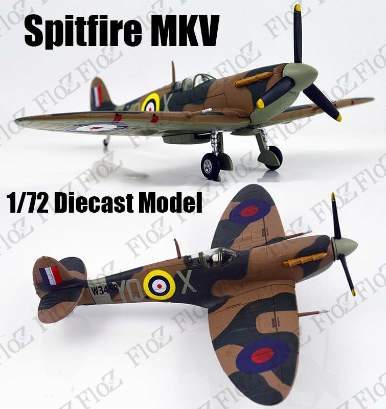 diecast spitfire plane