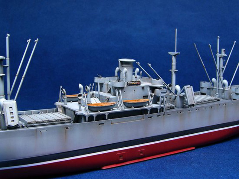 WW2 LIBERTY SHIP S.S. JEREMIAN O BRIEN 1/350 ship Trumpeter model