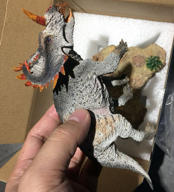 1//35 Figura sinoceratops zhuchengensis Dinosauri FIGURA RESINA MODELLO Vitae