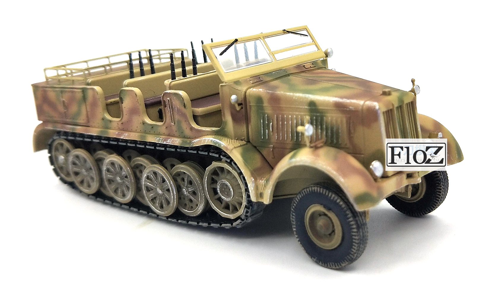 WWII GERMANY Sd.Kfz. 8 half-track 1/72 PMA Finished Pre-assembled ...