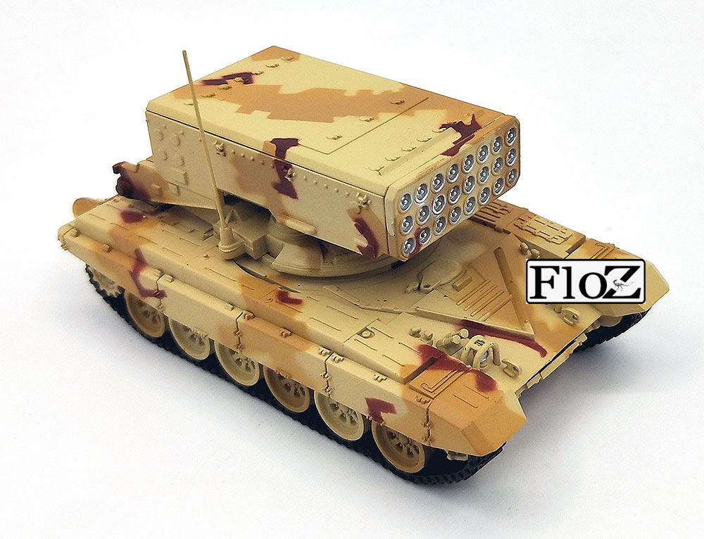 WWII RUSSIA TOS-1 1//72 diecast Model tube rocket tank