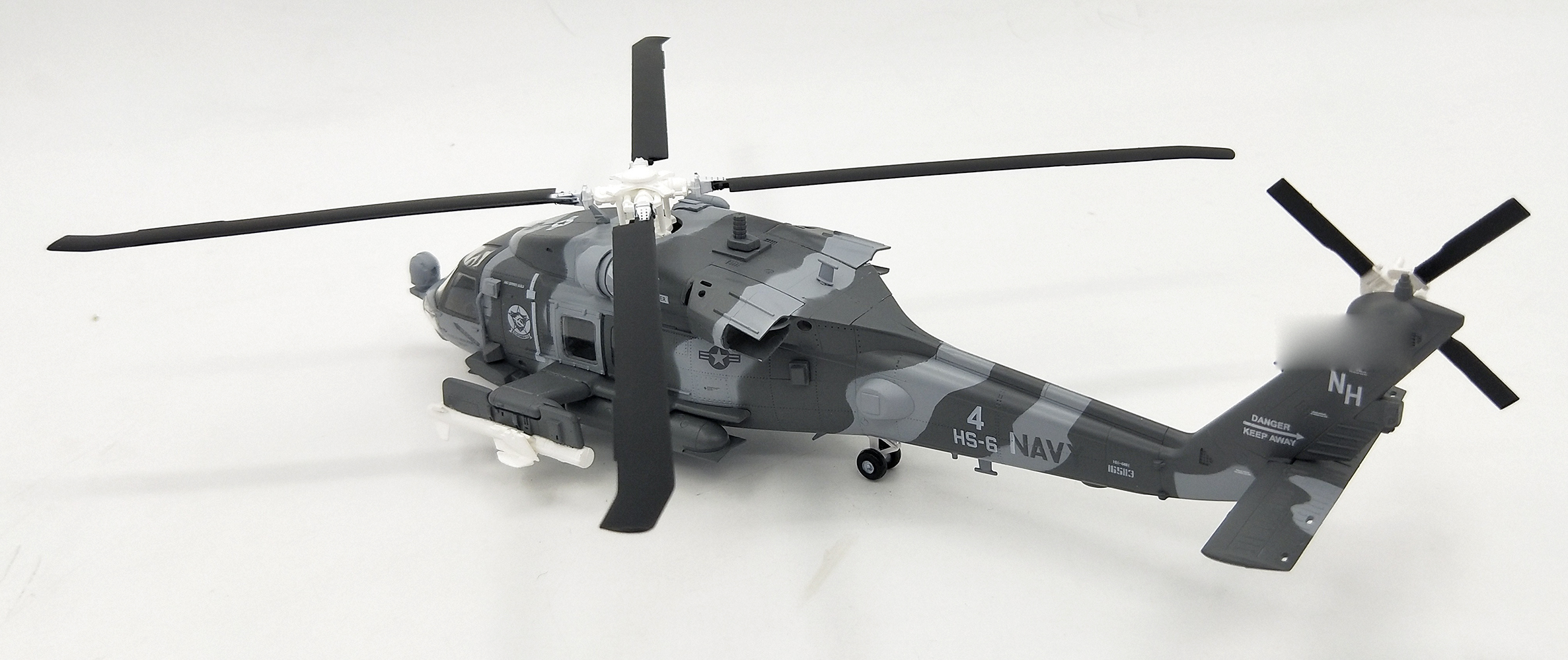 USA HH-60H,NH-614 of HS-6 Indians 1/72 Finished helicopter Easy Model twin turbo