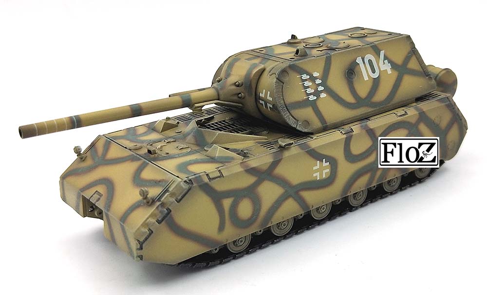 Dragon WWII GERMAN MAUS 1/72 tank model finished non