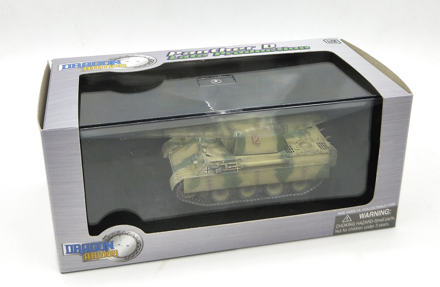 DRAGON WWII GERMAN Panther D Late Production 1//72 tank model finished