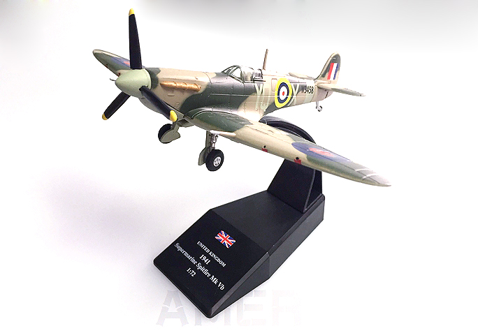 diecast spitfire plane
