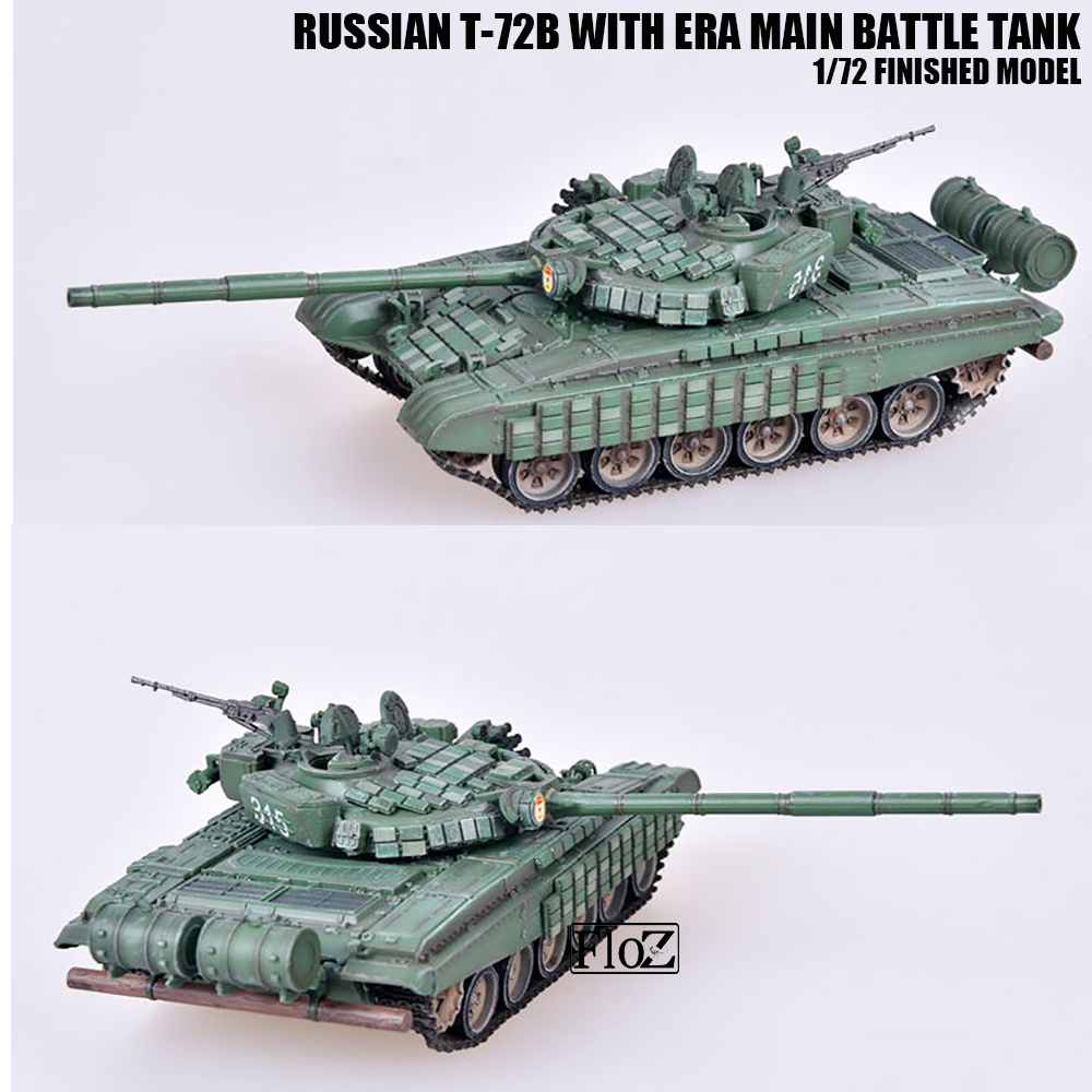 Russian T 72b With Era Main Battle Tank 1 72 Finished Model Tank Model Collect Ebay