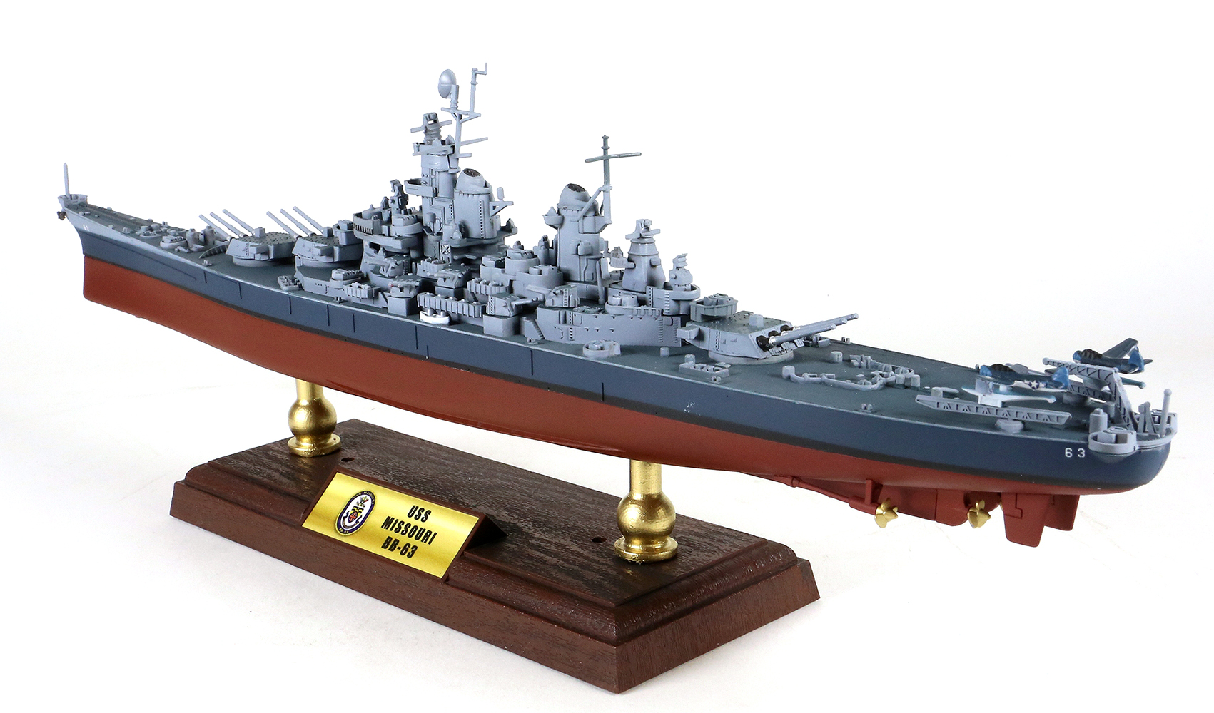 WWII USS MISSOURI BB-63 1/700 Diecast Model Ship FOV | EBay