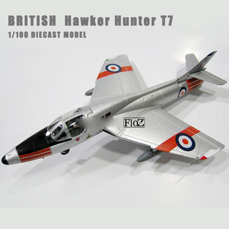 Hawker Hunter T.7 diecast 1100 fighter model