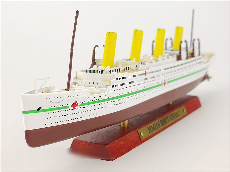 HMHS BRITANNIC Modellschiff 1:1250 | Druckguss Sammlerstück | 21 Cm Länge