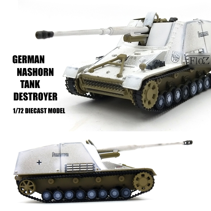 GERMAN Nashorn Tank Destroyer 1/72 DIECAST MODEL FINISHED TANK 3R | eBay