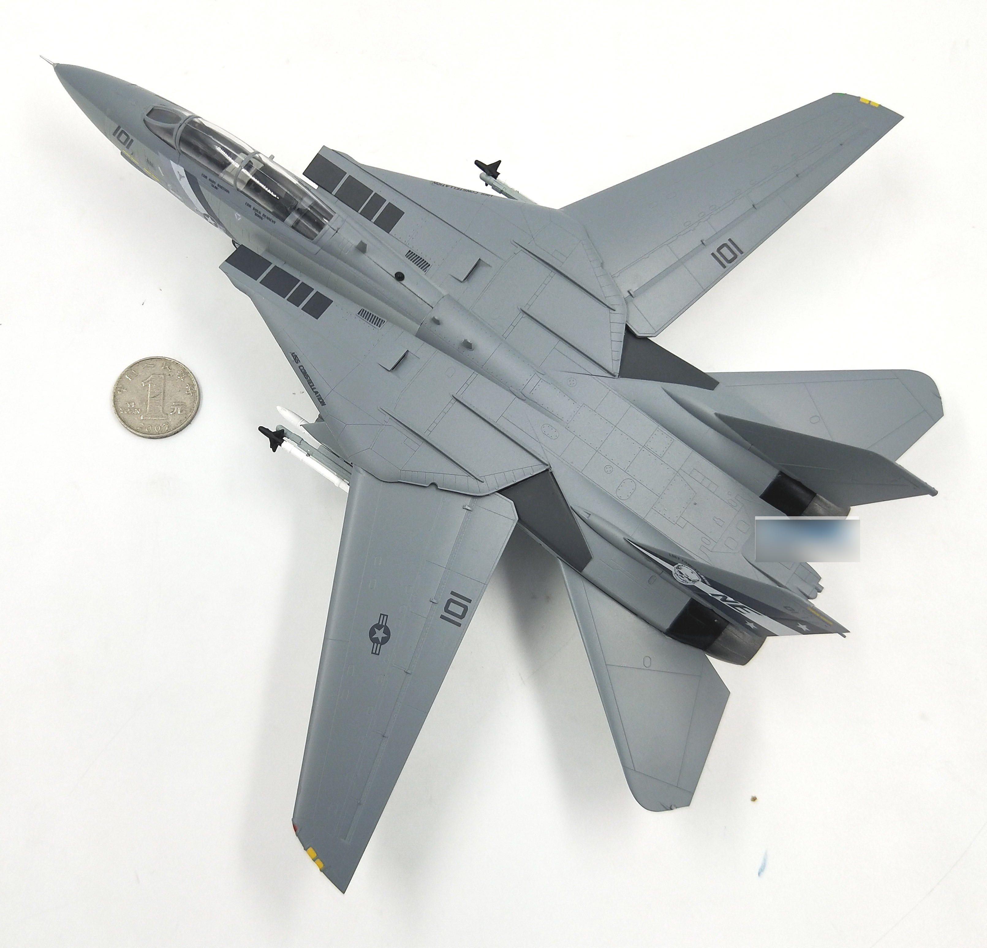 US Stock Trumpeter 1/72 Finished F-14D VF-2 Warplane Aircraft Fighter 37190