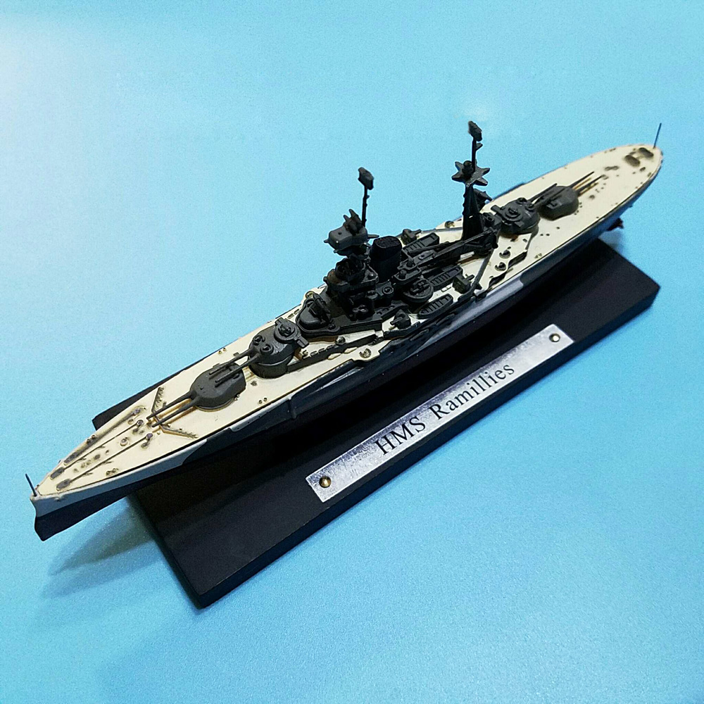 WWII BRITISH HMS Ramillies 1/1250 diecast model ship Atlas eBay
