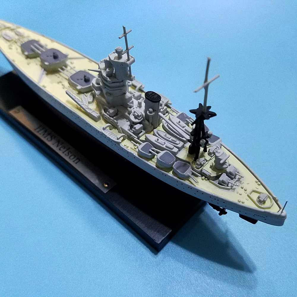 WWII BRITISH HMS Nelson 1/1250 diecast model ship Atlas | eBay