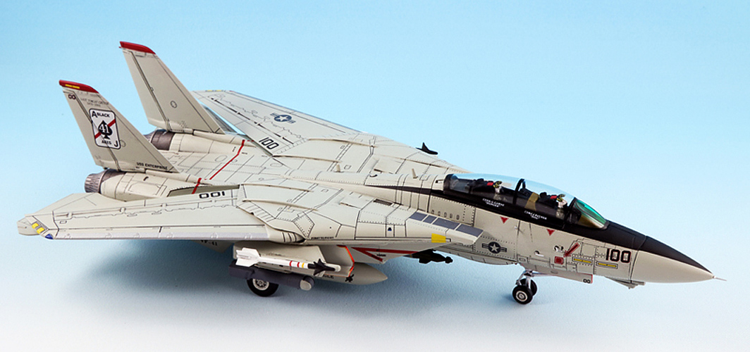 JC Wings USA F-14A TOMCAT VF-41 BLACK ACES 1/72 diecast plane model ...