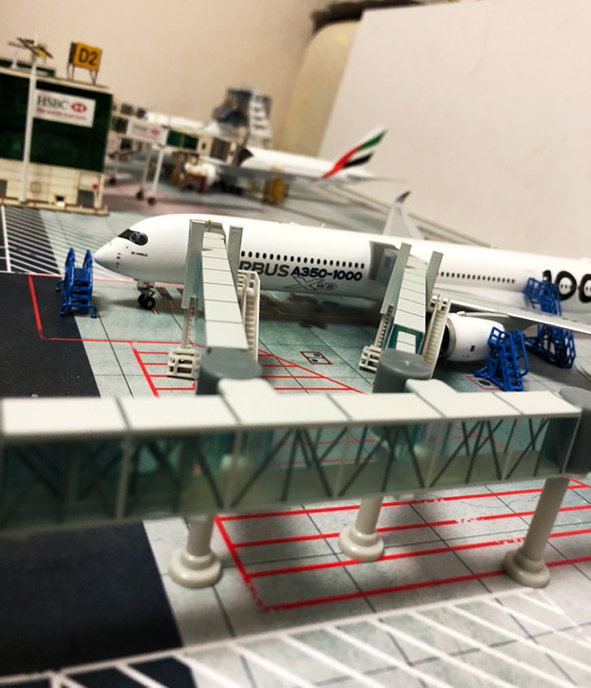 JC Wings Airport boarding ladder aerobridge 1/200 Boarding ladder
