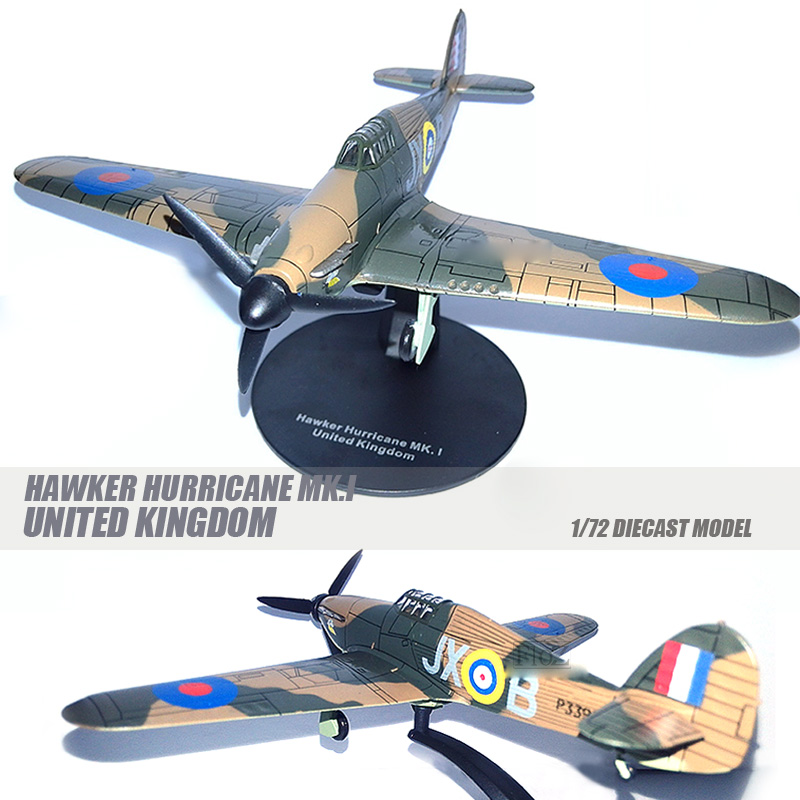 hawker hurricane diecast model